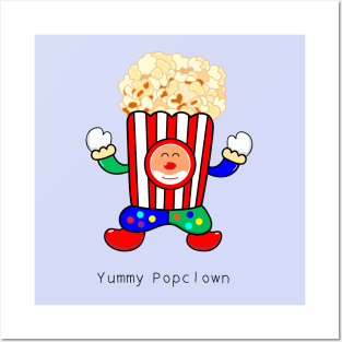 cute popcorn Posters and Art